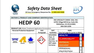 HEDP-60-sds