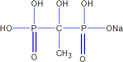 Sodium Etidronate Sructural Formula
